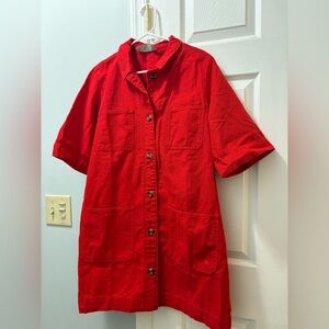 Everlane Chore Mini Dress - size 12